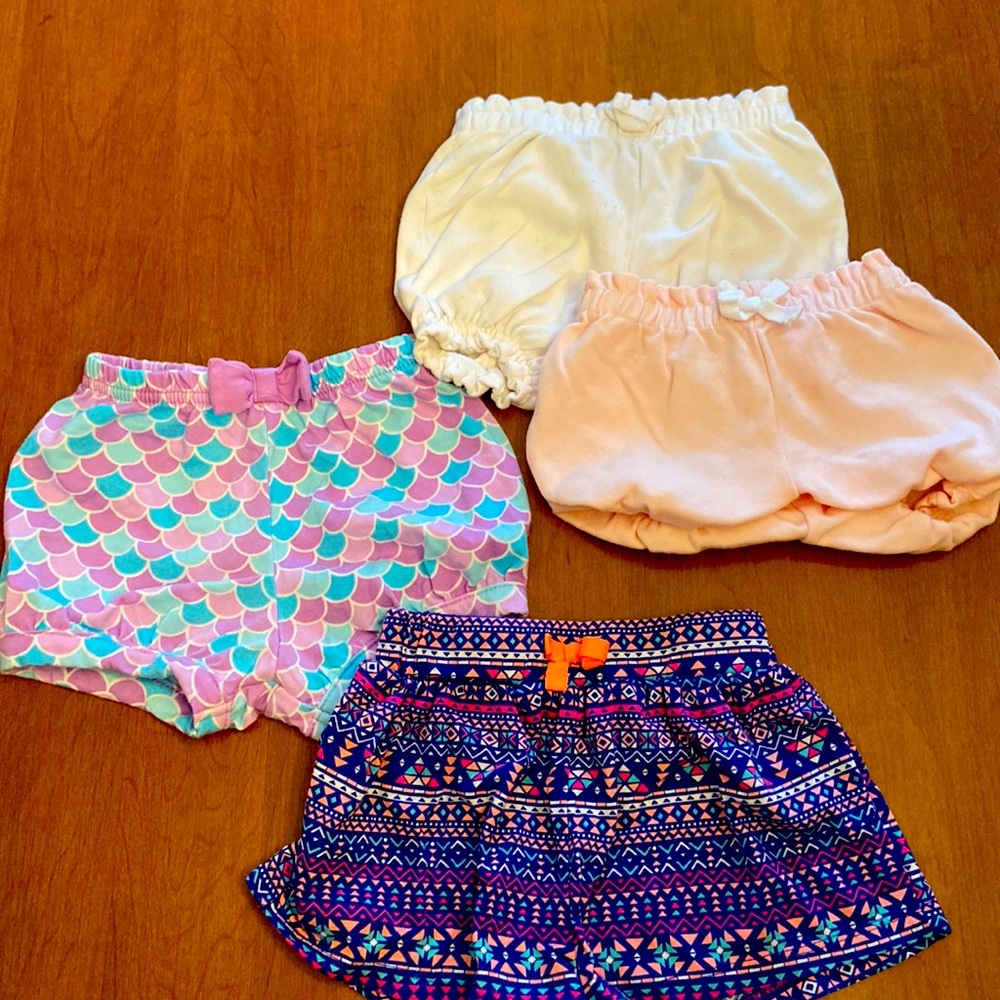 4 pairs of shorts